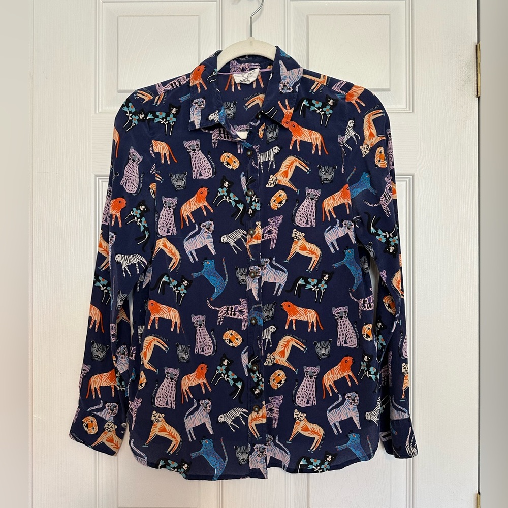 Anthropologie Carolyn Gavin Blouse, US 4, EUC